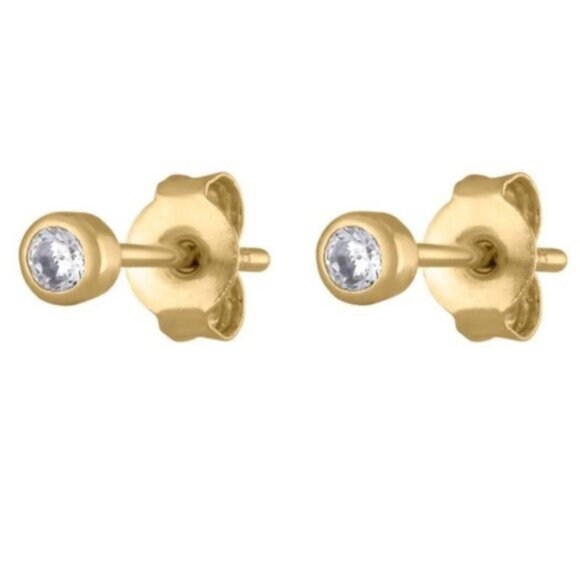 NIB Maison Miru Crystal Studs and $25 Gift Card w/box - Picture 2 of 5